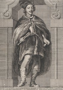 Infante Ferdinánd osztrák bíboros portréja, 1728.