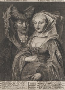 I. Szent Pepin és lánya, Saint Begga, 1732.