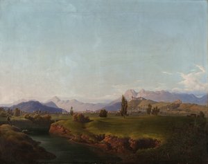 Ljubljana az Ižica felől Ljubljana az Ižica felől alkotó: Anton Karinger