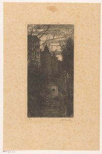 Pau vára alkonyatkor alkotó: Anton L. Koster (signed by artist)