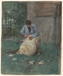 birkanyíró alkotó: Anton Mauve