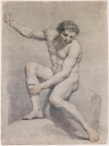 Ülő férfi akt alkotó: Anton Raphael Mengs