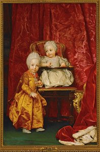 Ferdinánd főherceg és Mária Anna osztrák főhercegnő ... (festmény, vászon) alkotó: Anton Raphael Mengs