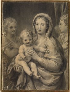 Madonna a gyermekkel és két angyallal alkotó: Anton Raphael Mengs