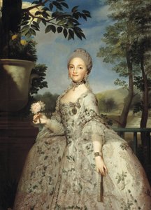 A pármai Maria Luisa portréja Asztúria hercegnőiként, kb. 1764-1765 alkotó: Anton Raphael Mengs