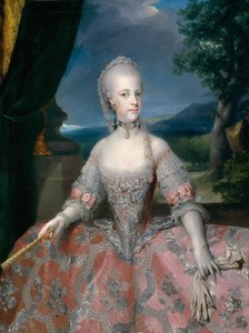 Spanyolul:  Habsburg-Lotaringiai Mária Karolina, nápolyi királynő alkotó: Anton Raphael Mengs
