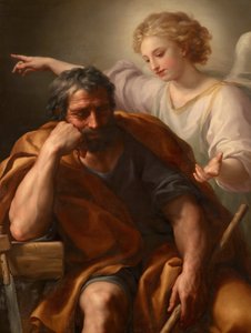 Német: Traum des Hl. Joseph The Dream of St. alkotó: Anton Raphael Mengs