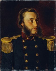 Josef von Romako hajóépítő mérnök főhadnagyként
