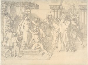 Énekesverseny a Wartburgon alkotó: Anton Romako