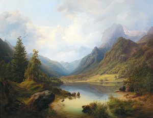 A Hintersee kilátása Reiteralmmal