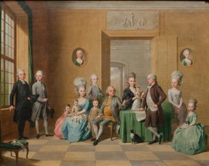A Souchay család alkotó: Anton Tischbein