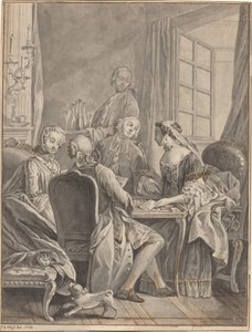 Kártyajáték [recto] alkotó: Anton Weiss