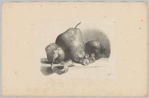 Körte, őszibarack, szőlő és hámozott citrom Flower and Fruit Studies (...) 3. epizód (sorozat címe)