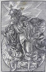 A világ teremtése, a Worms Bibliából, 1529.