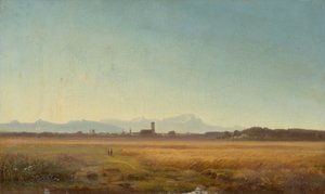 Kilátás Münchenre alkotó: Anton Zwengauer