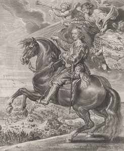 Az osztrák bíboros-Infante Ferdinánd portréja, lóháton, kb. 1630-54. alkotó: Anton van der Does