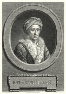 Johann Joachim Winckelmann német művészettörténész és régész (metszet) alkotó: Anton von (after) Maron