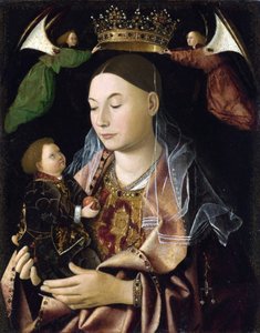 A Szűzanya és gyermeke alkotó: Antonello da Messina