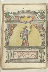Jelenet az igazság megszemélyesítésével, 1578