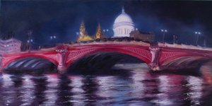 Szent Pál, Blackfriars Bridge, 2013 (olaj, vászon) alkotó: Antonia Myatt