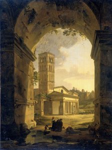 San Giorgio in Velabro Rómában alkotó: Antonie Sminck Pitloo