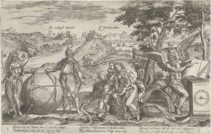 A rossz világ, 1579 Rossz Weerelt / Le Monde a rebous (cím az objektumon) A holland politikai helyzet allegóriái az 1576-1579-es években (sorozat címe)
