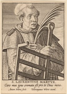 Szent Lőrinc vértanú alkotó: Antonie Wierix