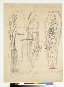 Az angyalok lázadása a limbóból. Antonin Artaud (1896-1948) rajza.