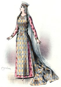 Massenet - Esclarmonde - Sibyl Sanderson, Esclarmonde szerepe, 1. felvonás, 2. jelenet - Antonin-Marie Chatinière, 1889