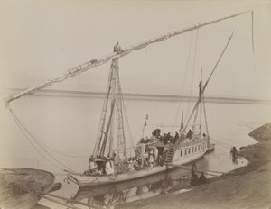 Dahabieh és Luxor alkotó: Antonio Beato