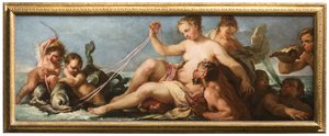 Amfitrit diadala, 1716-22 körül (olaj, vászon)