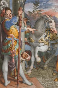 Apse, Antonio Campi, Jézus találkozása Cornelius századossal 1582-84, Részlet