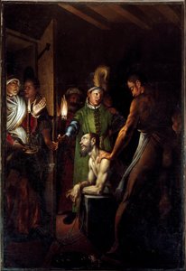 Antonio Campi (1524-1587) Keresztelő Szent János festménye Dekoltáció 1571 kb. Nap. 280x192 cm-es San Paolo Converso templom Milánóban