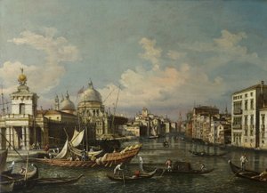 A Canal Grande torkolata alkotó: Giovanni Antonio Canal