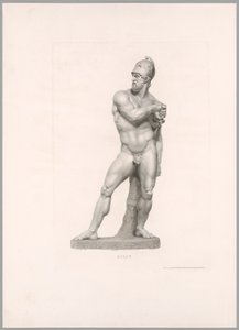 Ajax, elölnézet, a Canova életműből alkotó: Antonio Canova