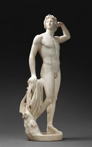 Apolló megkoronázza magát alkotó: Antonio Canova