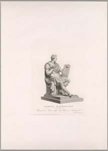 George Washington, elölnézet, az Oeuvre de Canova-ból alkotó: Antonio Canova