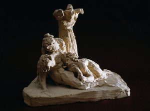 Krisztus siralma, Antonio Canova (1757-1822) terrakotta vázlata, Possagno, Veneto, Olaszország alkotó: Antonio Canova