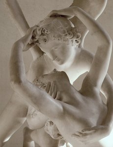 Psyche, akit Amor csókja hozott vissza az életbe ... alkotó: Antonio Canova