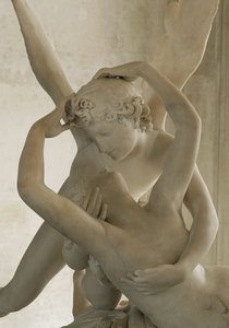 Psyche, akit Amor csókja hozott vissza az életbe ... alkotó: Antonio Canova