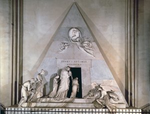 Mária Krisztina főhercegnő, Mária Terézia osztrák császárnő kedvenc lányának síremléke, 1798-1805 (márványból)