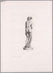 Vénusz, hátulnézet, a Work by Canova kínálatából alkotó: Antonio Canova