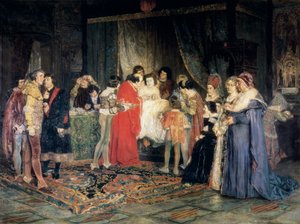 I. Ferdinánd halála, Antoni Casanova i Estorach festménye alkotó: Antonio Casanova y Estorach