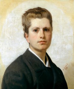 Alfredo Boattini portréja, Antonio Ciseri (1821-1891), olaj, vászon, 53x44 cm