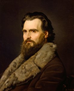 Giovanni Dupre szobrász portréja, Ciseri Antonio (1821-1891)