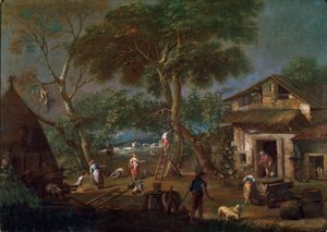 Olasz táj, 1750-1795