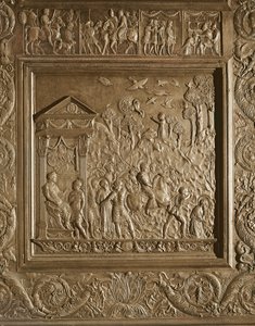 Szent Pál mártíromsága, részlet a bazilika központi ajtajáról, 1439-45 (bronz) díszítéssel (lásd még: 247330-247337)