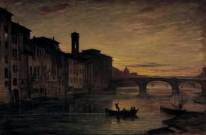Az Arno folyó Ponte Santa Trinitában, 1866 körül (olaj, vászon)