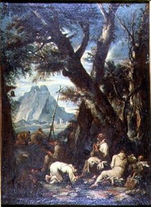 Vidék remetékkel, 1700-1710 körül (olaj, vászon)