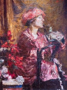 Enrica lilában alkotó: Antonio Mancini